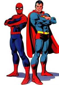 Человек-паук и Супермен